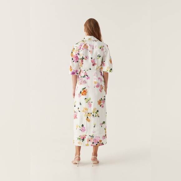 Tabitha Wrap Front Midi Dress - Picture 2 of 10